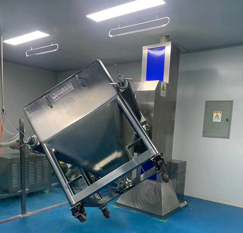 單立柱提升料斗混合機